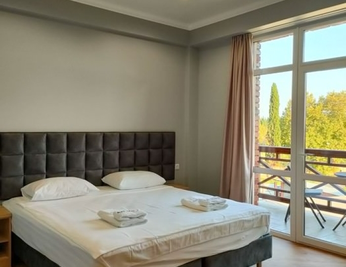 1-мест. (разм. в 2-мест.) станд. с балк. - Отель «Art Hotel на Октябрьской» Цандрипш